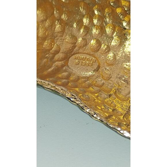 Vintage Mimi di N 1983 Mallard Duck Belt Buckle Signed Designer Rare main image 4
